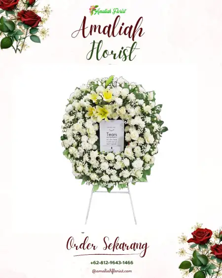 Krans Bunga Duka Semanan